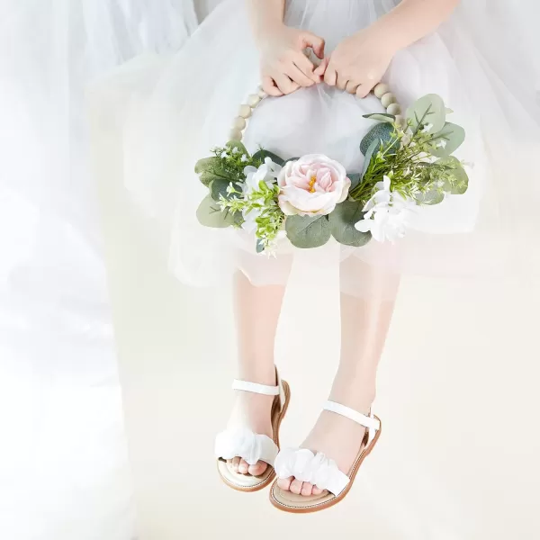 Felix &amp; Flora Toddler Girl Sandals - Little Girl Easter Summer Dress Shoes Lightweight Open Toe Beach Holiday
