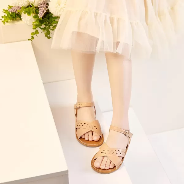 Felix &amp; Flora Toddler Girl Sandals - Little Girl Easter Summer Dress Shoes Lightweight Open Toe Beach Holiday.