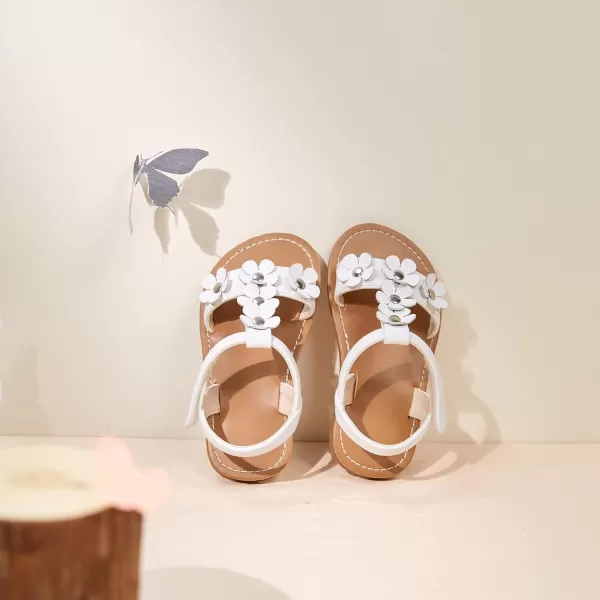 Felix &amp; Flora Toddler Girl Sandals - Little Girl Easter Summer Dress Shoes Lightweight Open Toe Beach Holiday