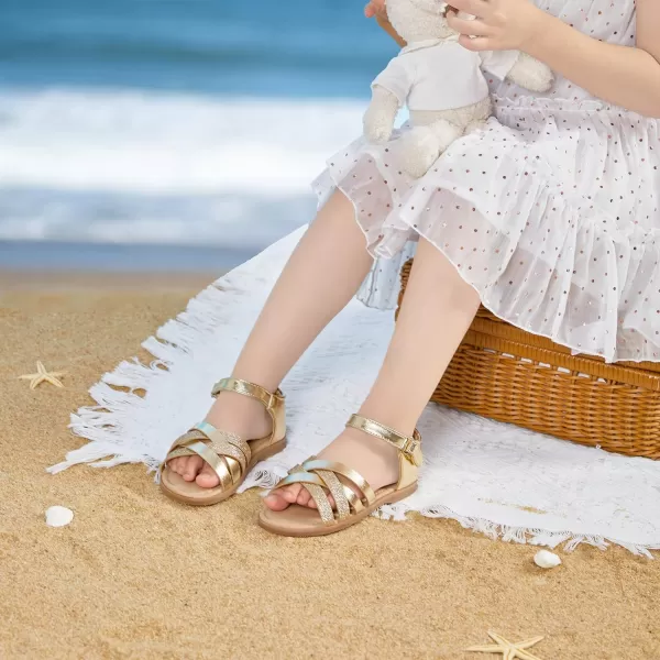 Felix &amp; Flora Toddler Girl Sandals - Little Girl Easter Summer Dress Shoes Lightweight Open Toe Beach Holiday
