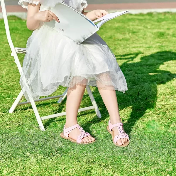 Felix &amp; Flora Toddler Girl Sandals - Little Girl Easter Summer Dress Shoes Lightweight Open Toe Beach Holiday