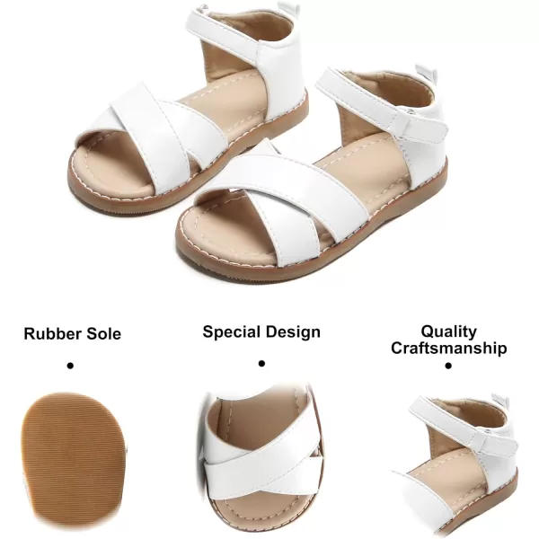 Felix &amp; Flora Toddler Girl Sandals - Little Girl Easter Summer Dress Shoes Lightweight Open Toe Beach Holiday