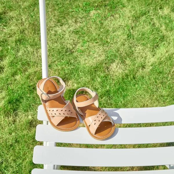 Felix &amp; Flora Toddler Girl Sandals - Little Girl Easter Summer Dress Shoes Lightweight Open Toe Beach Holiday.
