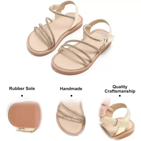 Felix &amp; Flora Toddler Girl Sandals - Little Girl Easter Summer Dress Shoes Lightweight Open Toe Beach Holiday