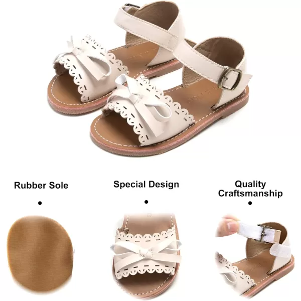 Felix &amp; Flora Toddler Girl Sandals - Little Girl Easter Summer Dress Shoes Lightweight Open Toe Beach Holiday.