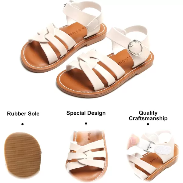 Felix &amp; Flora Toddler Girl Sandals - Little Girl Easter Summer Dress Shoes Lightweight Open Toe Beach Holiday.