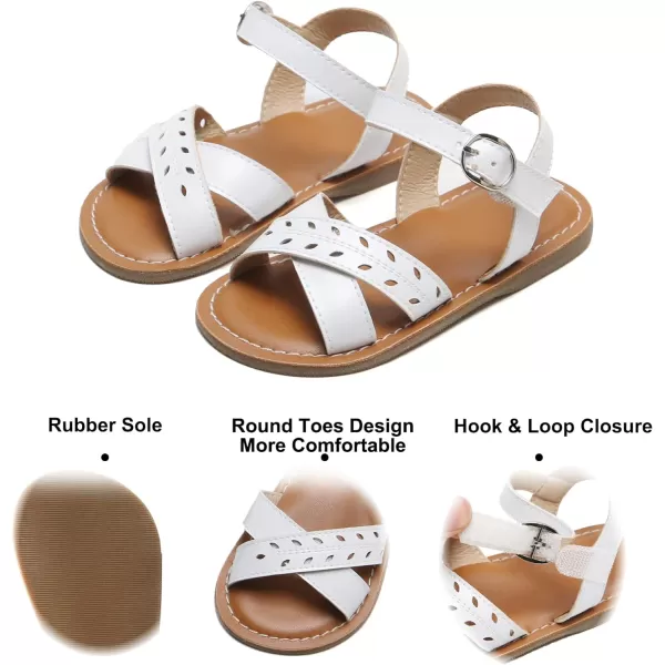 Felix &amp; Flora Toddler Girl Sandals - Little Girl Easter Summer Dress Shoes Lightweight Open Toe Beach Holiday.