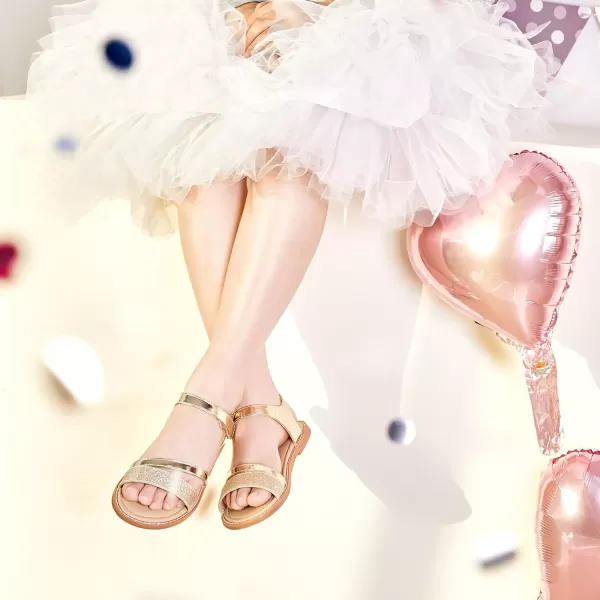 Felix &amp; Flora Toddler Girl Sandals - Little Girl Easter Summer Dress Shoes Lightweight Open Toe Beach Holiday.