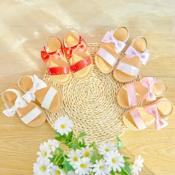 Felix &amp; Flora Toddler Girl Sandals - Little Girl Easter Summer Dress Shoes Lightweight Open Toe Beach Holiday