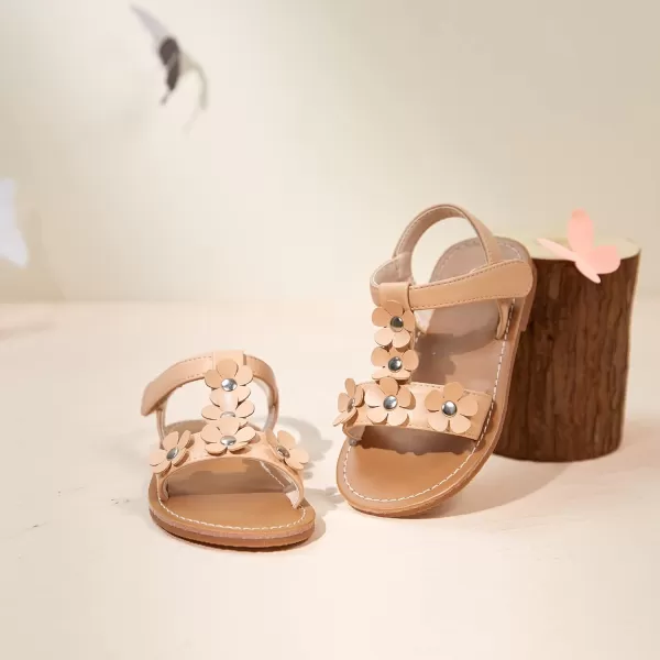 Felix &amp; Flora Toddler Girl Sandals - Little Girl Easter Summer Dress Shoes Lightweight Open Toe Beach Holiday