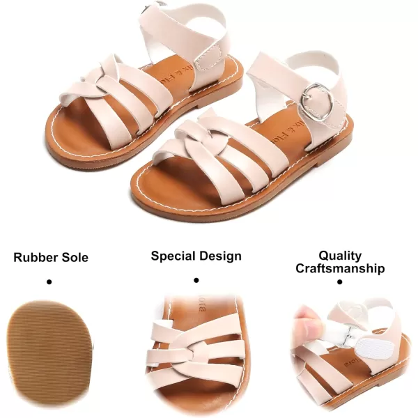 Felix &amp; Flora Toddler Girl Sandals - Little Girl Easter Summer Dress Shoes Lightweight Open Toe Beach Holiday.