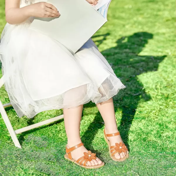 Felix &amp; Flora Toddler Girl Sandals - Little Girl Easter Summer Dress Shoes Lightweight Open Toe Beach Holiday.