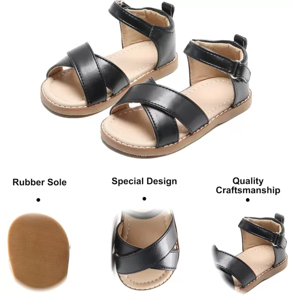 Felix &amp; Flora Toddler Girl Sandals - Little Girl Easter Summer Dress Shoes Lightweight Open Toe Beach Holiday