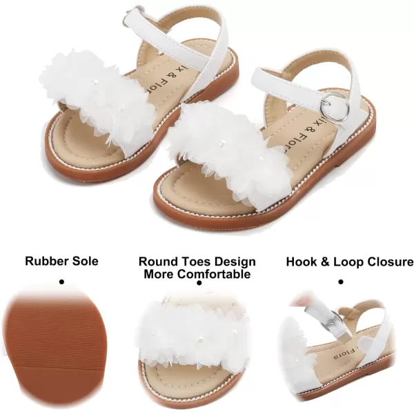 Felix &amp; Flora Toddler Girl Sandals - Little Girl Easter Summer Dress Shoes Lightweight Open Toe Beach Holiday.
