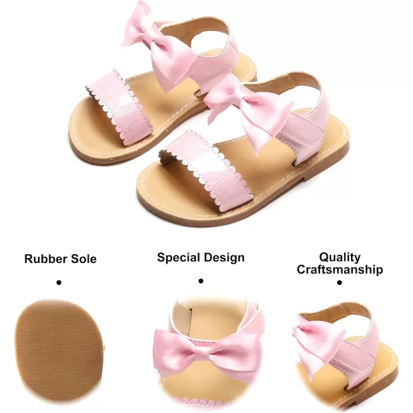 Felix &amp; Flora Toddler Girl Sandals - Little Girl Easter Summer Dress Shoes Lightweight Open Toe Beach Holiday
