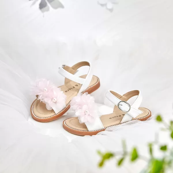 Felix &amp; Flora Toddler Girl Sandals - Little Girl Easter Summer Dress Shoes Lightweight Open Toe Beach Holiday.