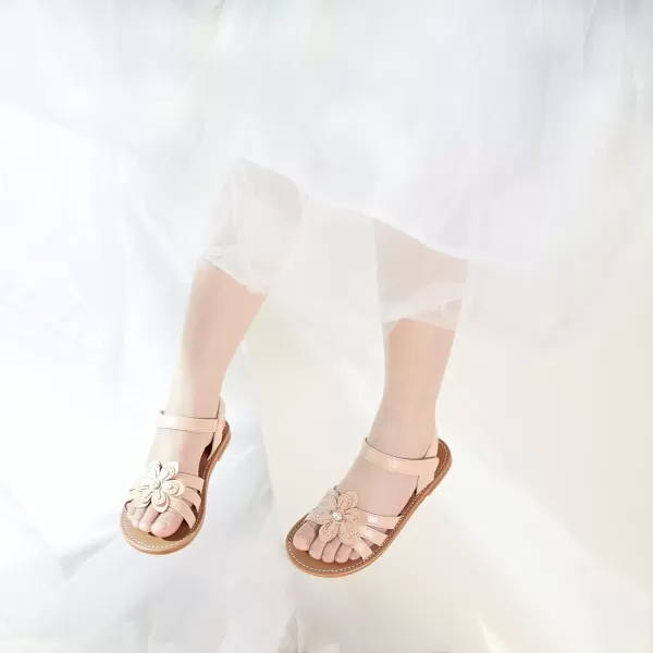 Felix &amp; Flora Toddler Girl Sandals - Little Girl Easter Summer Dress Shoes Lightweight Open Toe Beach Holiday.