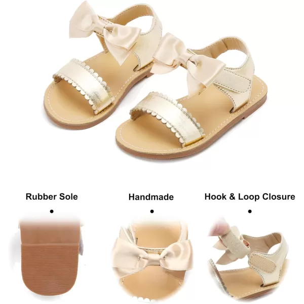 Felix &amp; Flora Toddler Girl Sandals - Little Girl Easter Summer Dress Shoes Lightweight Open Toe Beach Holiday