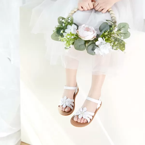 Felix &amp; Flora Toddler Girl Sandals - Little Girl Easter Summer Dress Shoes Lightweight Open Toe Beach Holiday.