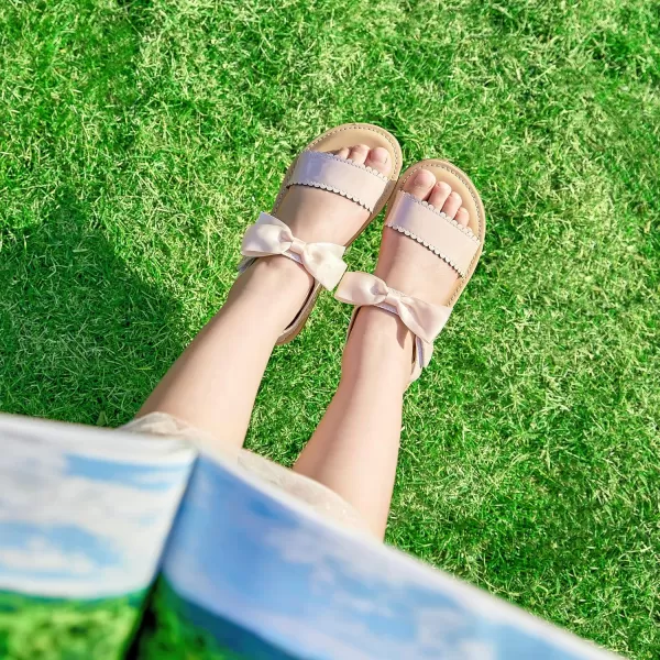 Felix &amp; Flora Toddler Girl Sandals - Little Girl Easter Summer Dress Shoes Lightweight Open Toe Beach Holiday