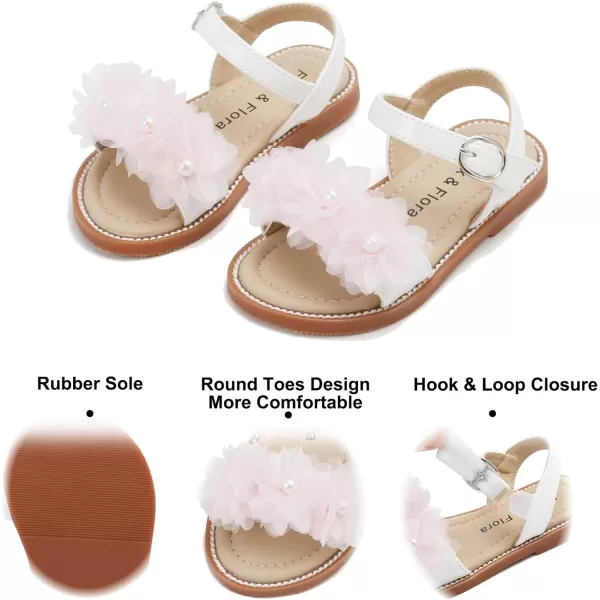 Felix &amp; Flora Toddler Girl Sandals - Little Girl Easter Summer Dress Shoes Lightweight Open Toe Beach Holiday.