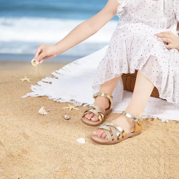 Felix &amp; Flora Toddler Girl Sandals - Little Girl Easter Summer Dress Shoes Lightweight Open Toe Beach Holiday