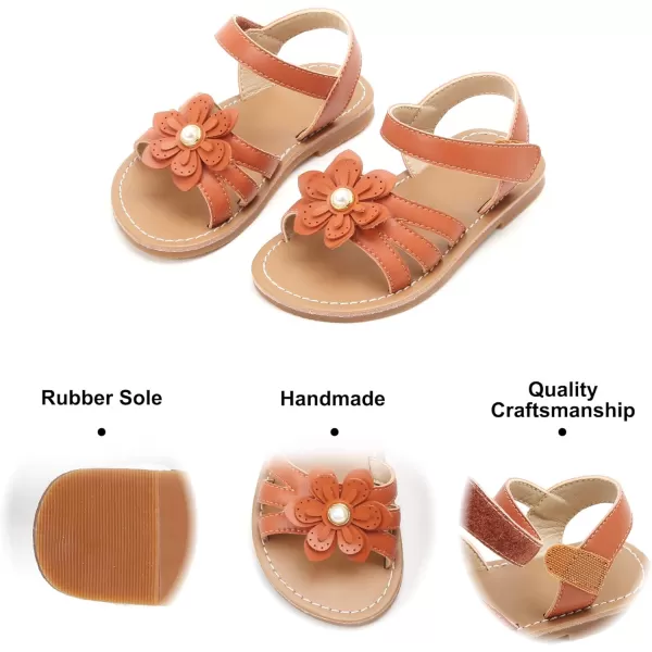Felix &amp; Flora Toddler Girl Sandals - Little Girl Easter Summer Dress Shoes Lightweight Open Toe Beach Holiday.
