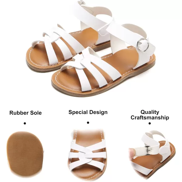 Felix &amp; Flora Toddler Girl Sandals - Little Girl Easter Summer Dress Shoes Lightweight Open Toe Beach Holiday.