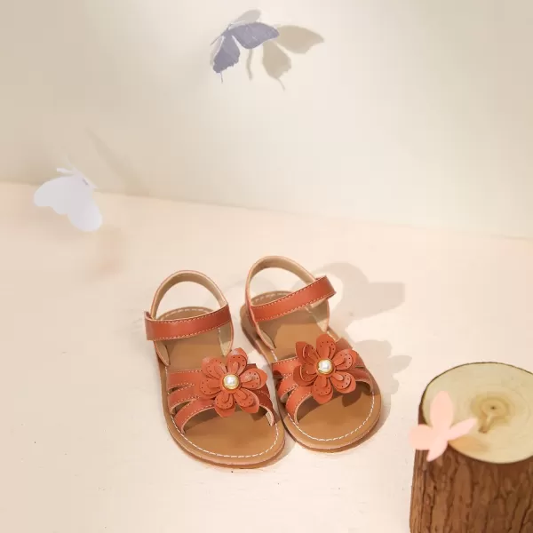 Felix &amp; Flora Toddler Girl Sandals - Little Girl Easter Summer Dress Shoes Lightweight Open Toe Beach Holiday.