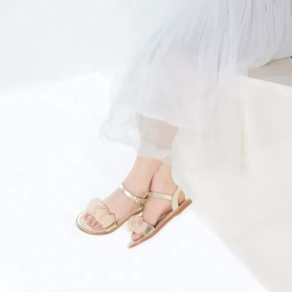 Felix &amp; Flora Toddler Girl Sandals - Little Girl Easter Summer Dress Shoes Lightweight Open Toe Beach Holiday
