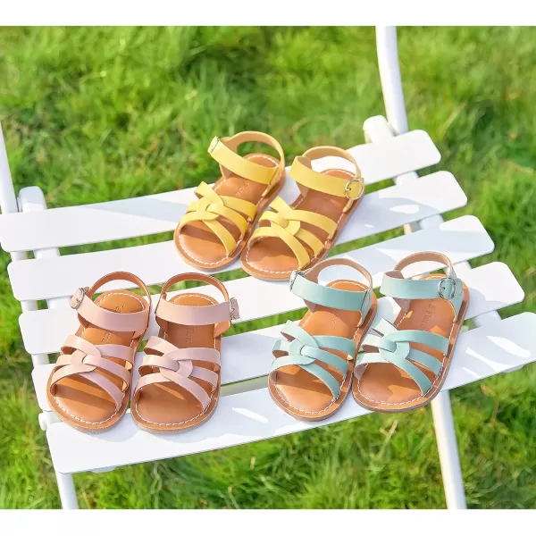 Felix &amp; Flora Toddler Girl Sandals - Little Girl Easter Summer Dress Shoes Lightweight Open Toe Beach Holiday.