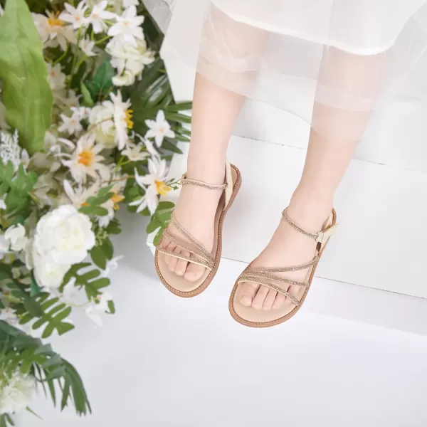Felix &amp; Flora Toddler Girl Sandals - Little Girl Easter Summer Dress Shoes Lightweight Open Toe Beach Holiday