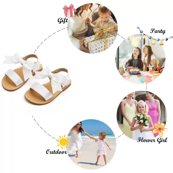 Felix &amp; Flora Toddler Girl Sandals - Little Girl Easter Summer Dress Shoes Lightweight Open Toe Beach Holiday