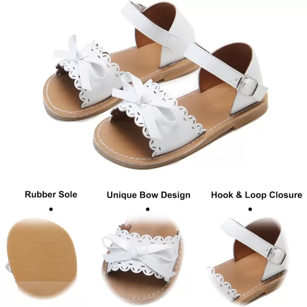 Felix &amp; Flora Toddler Girl Sandals - Little Girl Easter Summer Dress Shoes Lightweight Open Toe Beach Holiday.