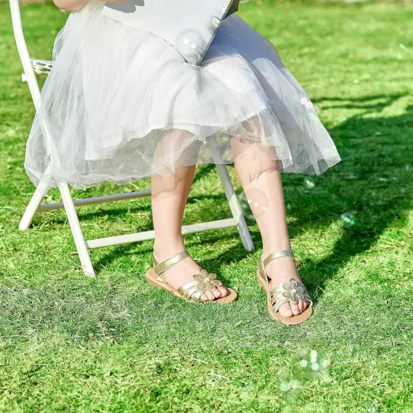 Felix &amp; Flora Toddler Girl Sandals - Little Girl Easter Summer Dress Shoes Lightweight Open Toe Beach Holiday.
