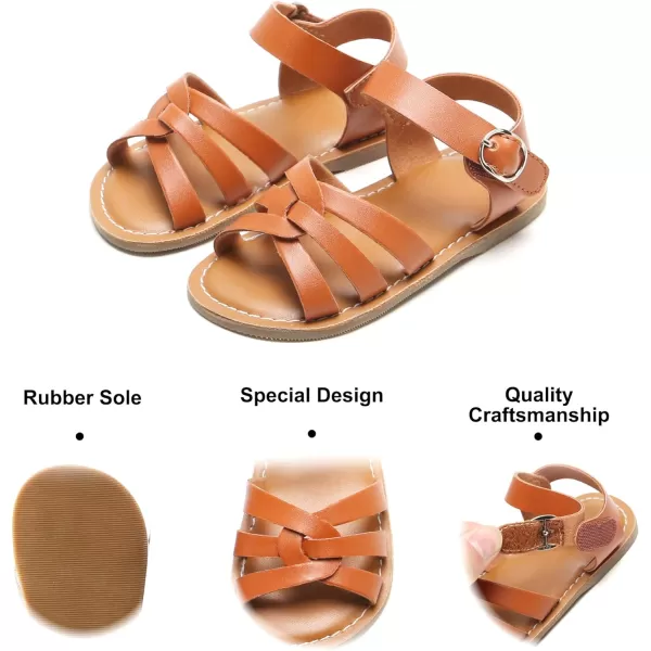 Felix &amp; Flora Toddler Girl Sandals - Little Girl Easter Summer Dress Shoes Lightweight Open Toe Beach Holiday.