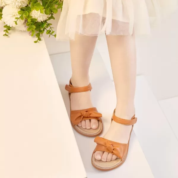 Felix &amp; Flora Toddler Girls Sandals Soft Rubber Flats Summer Baby Flower Girl Shoes.
