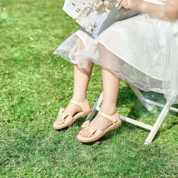 Felix &amp; Flora Toddler Girls Sandals Soft Rubber Flats Summer Baby Flower Girl Shoes.