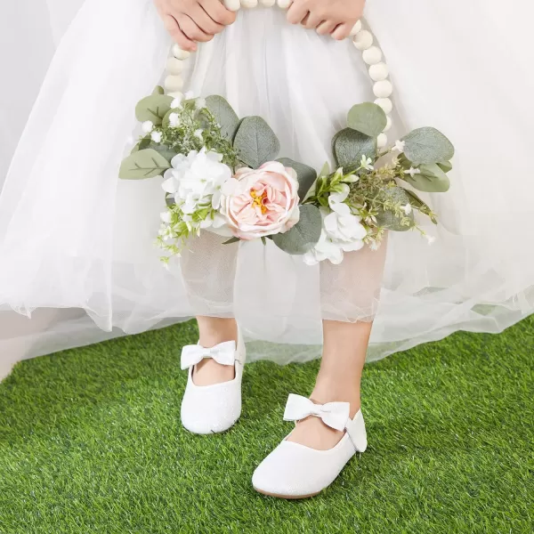 Felix &amp; Flora Toddler Little Girl Dress Shoes - Girl Mary Jane Flats Party School Wedding