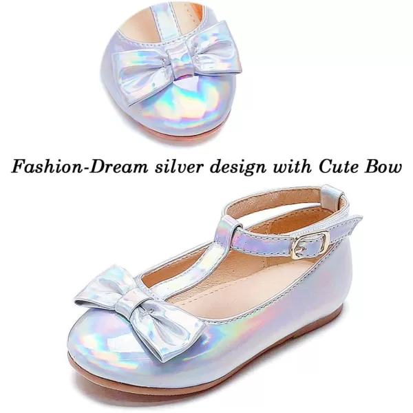 Felix &amp; Flora Toddler Little Girl Dress Shoes - Girl Mary Jane Flats Party School Wedding