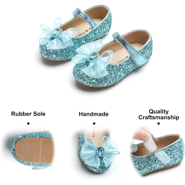 Felix &amp; Flora Toddler Little Girl Dress Shoes - Girl Mary Jane Flats Party School Wedding