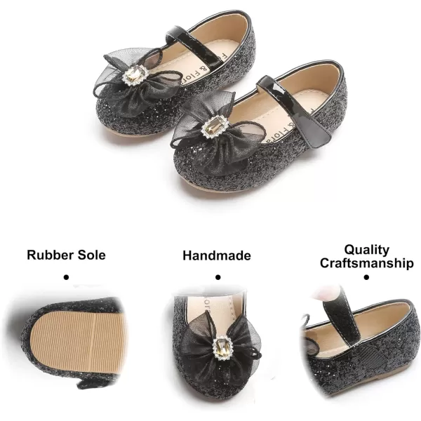 Felix &amp; Flora Toddler Little Girl Dress Shoes - Girl Mary Jane Flats Party School Wedding