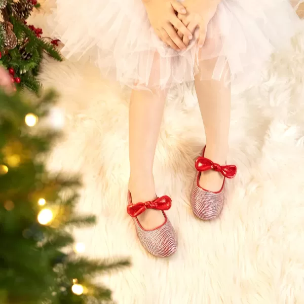 Felix &amp; Flora Toddler Little Girl Dress Shoes - Girl Mary Jane Flats Party School Wedding