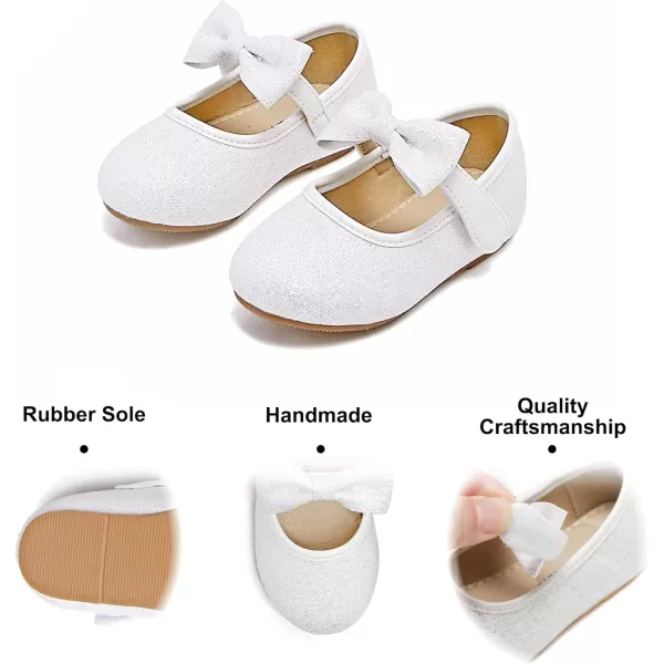 Felix &amp; Flora Toddler Little Girl Dress Shoes - Girl Mary Jane Flats Party School Wedding
