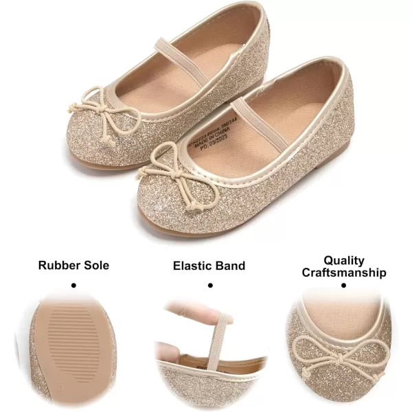 Felix &amp; Flora Toddler Little Girl Dress Shoes - Girl Mary Jane Flats Party School Wedding
