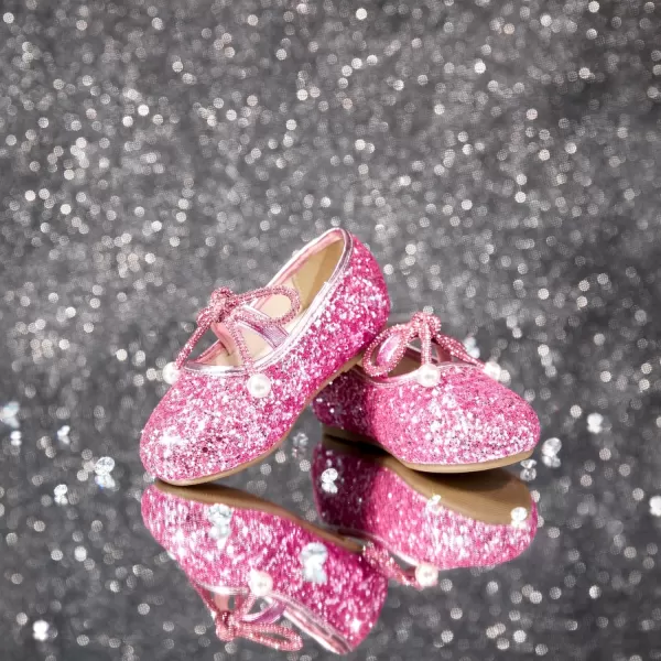 Felix &amp; Flora Toddler Little Girl Dress Shoes - Girl Mary Jane Flats Party School Wedding