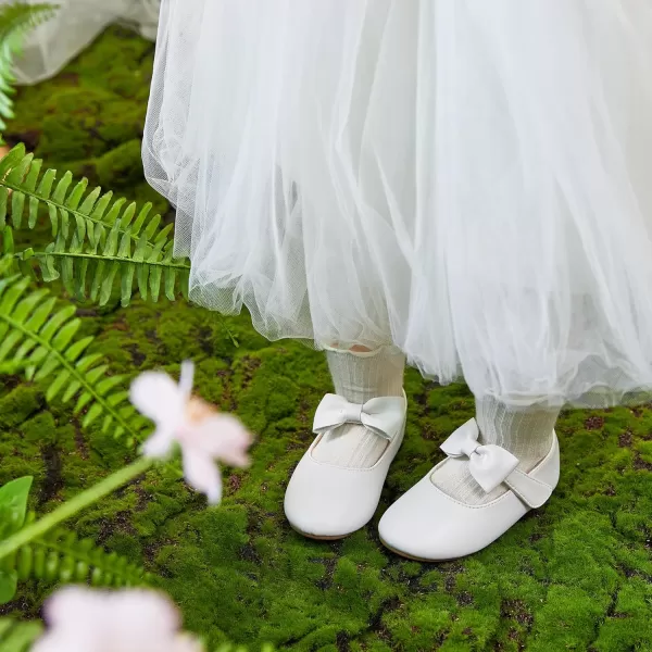 Felix &amp; Flora Toddler Little Girl Dress Shoes - Girl Mary Jane Flats Party School Wedding