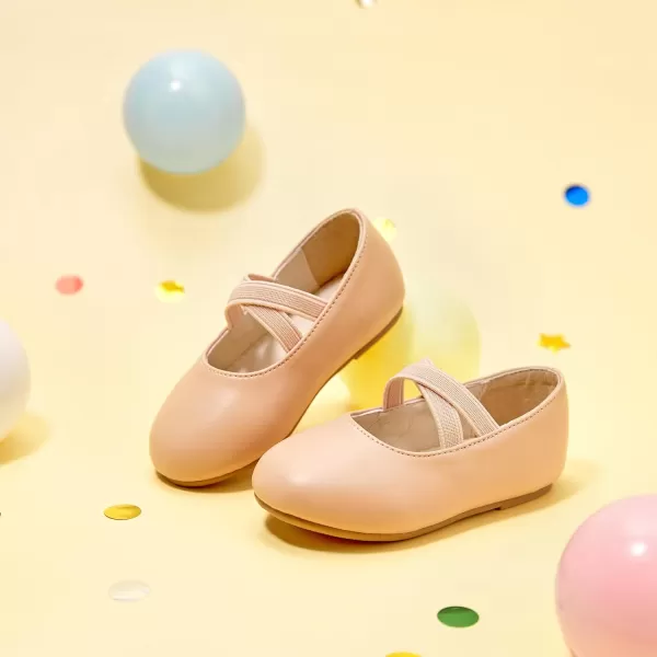 Felix &amp; Flora Toddler Little Girl Dress Shoes - Girl Mary Jane Flats Party School Wedding