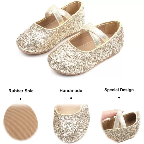 Felix &amp; Flora Toddler Little Girl Dress Shoes - Girl Mary Jane Flats Party School Wedding
