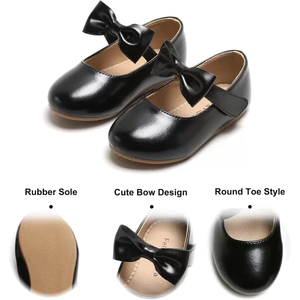 Felix &amp; Flora Toddler Little Girl Dress Shoes - Girl Mary Jane Flats Party School Wedding